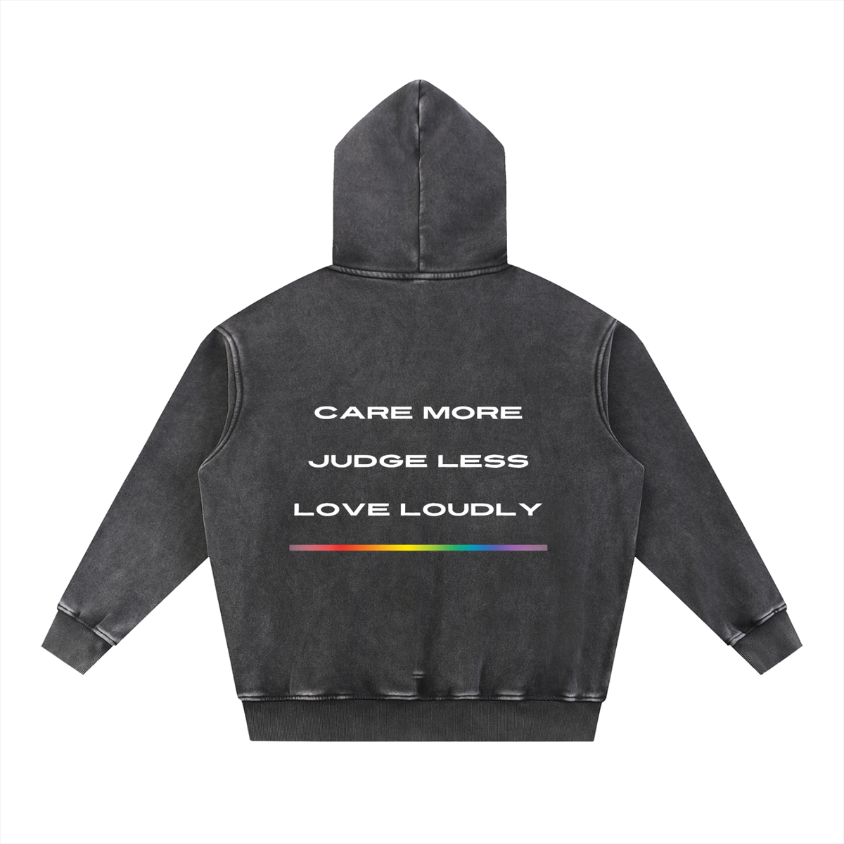 THE CARE MORE HOODIE — SIGNAL EDITION