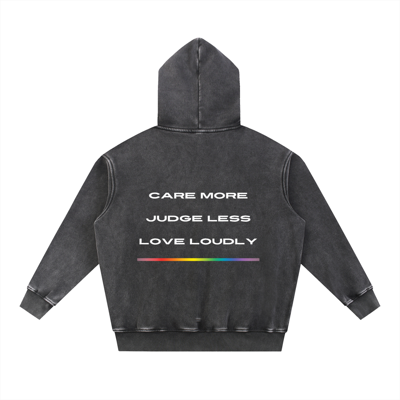 THE CARE MORE HOODIE — SIGNAL EDITION