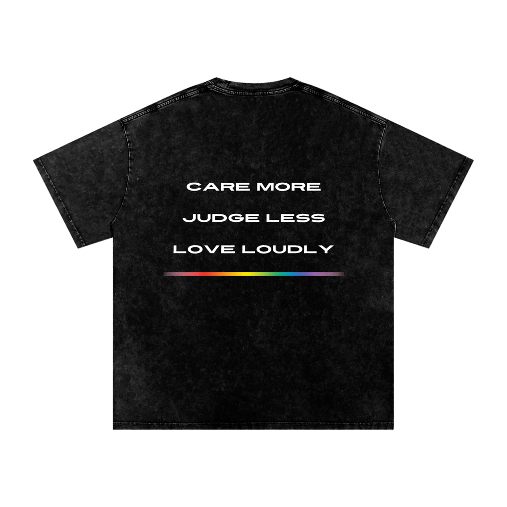 THE CARE MORE TEE — SIGNAL EDITION