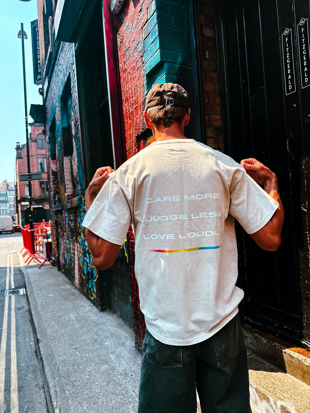 THE CARE MORE TEE — SIGNAL EDITION