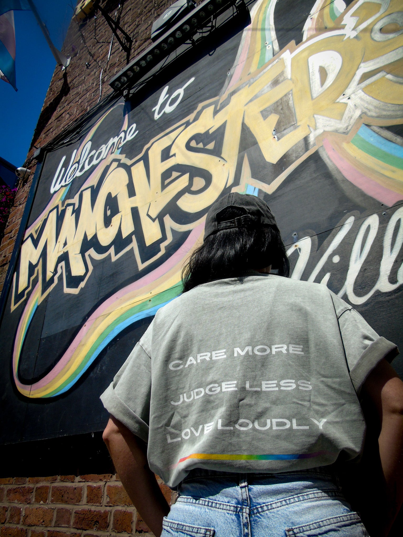 THE CARE MORE TEE — SIGNAL EDITION