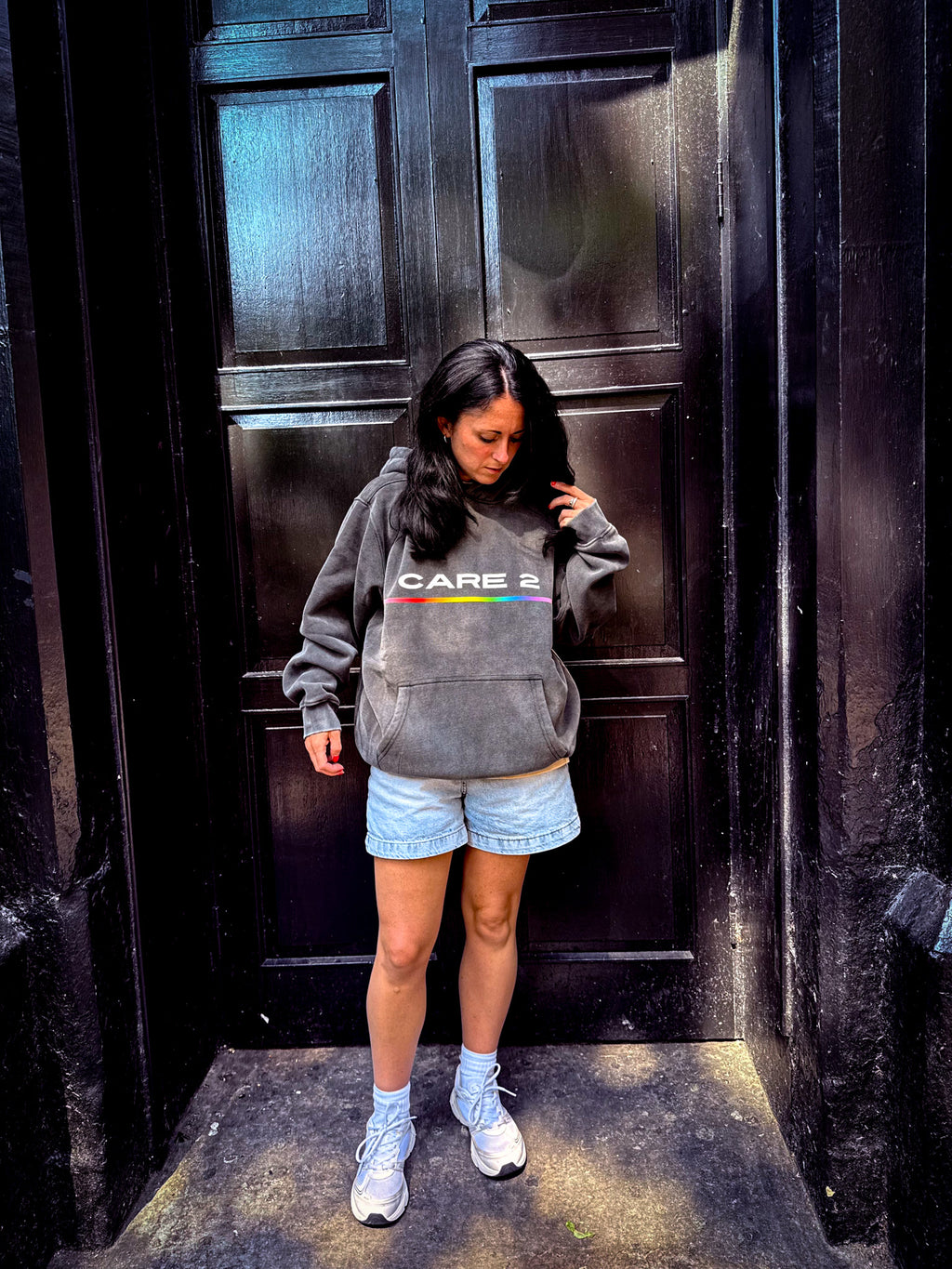 THE CARE MORE HOODIE — SIGNAL EDITION