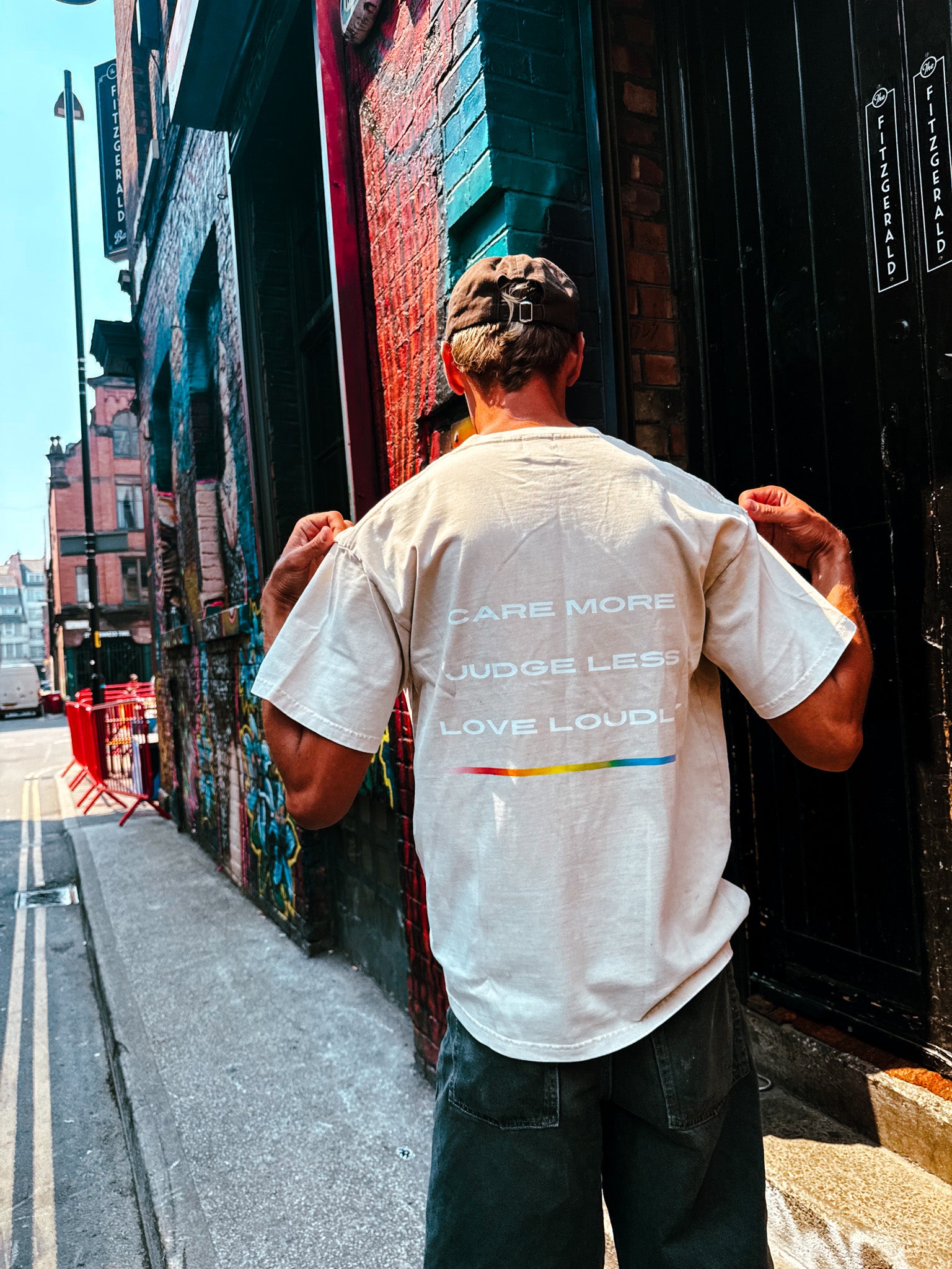 THE CARE MORE TEE — SIGNAL EDITION