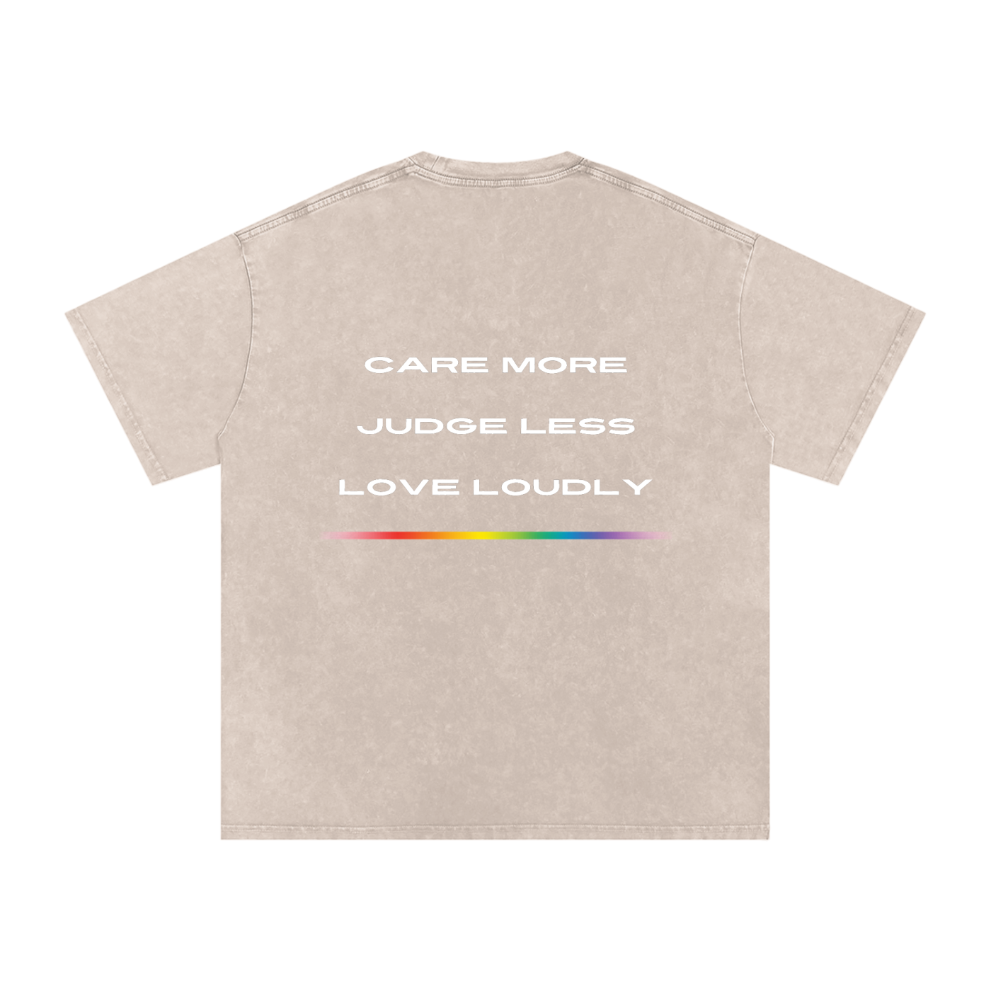 THE CARE MORE TEE — SIGNAL EDITION