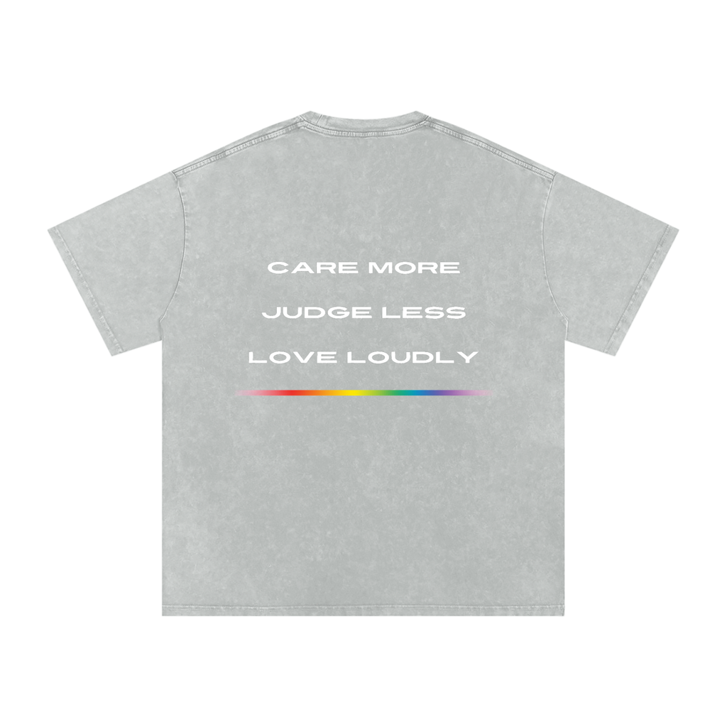 THE CARE MORE TEE — SIGNAL EDITION