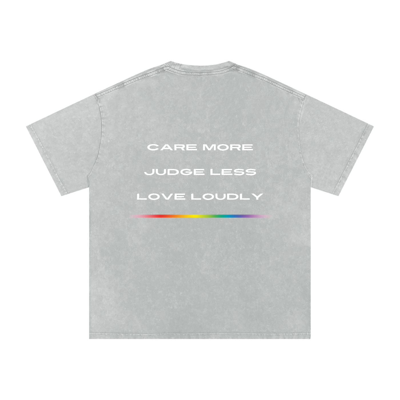 THE CARE MORE TEE — SIGNAL EDITION