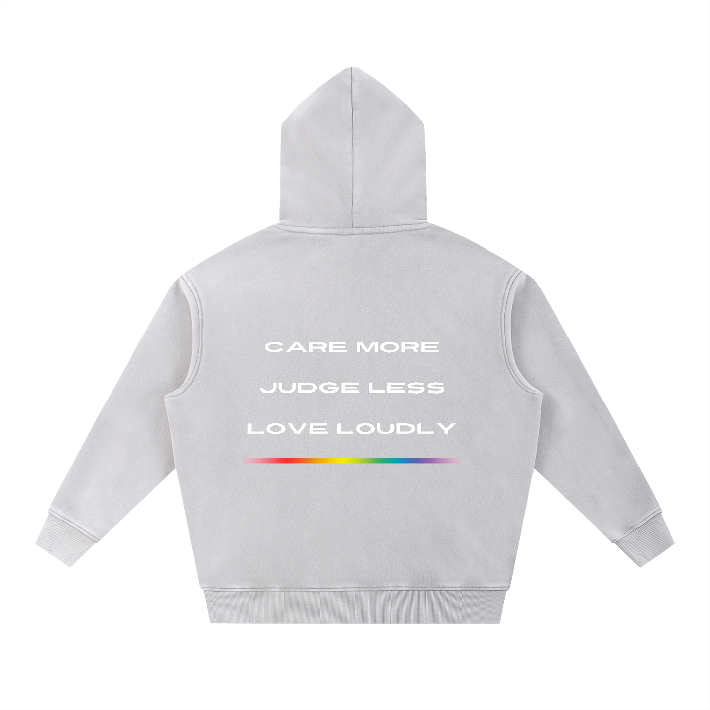 THE CARE MORE HOODIE — SIGNAL EDITION