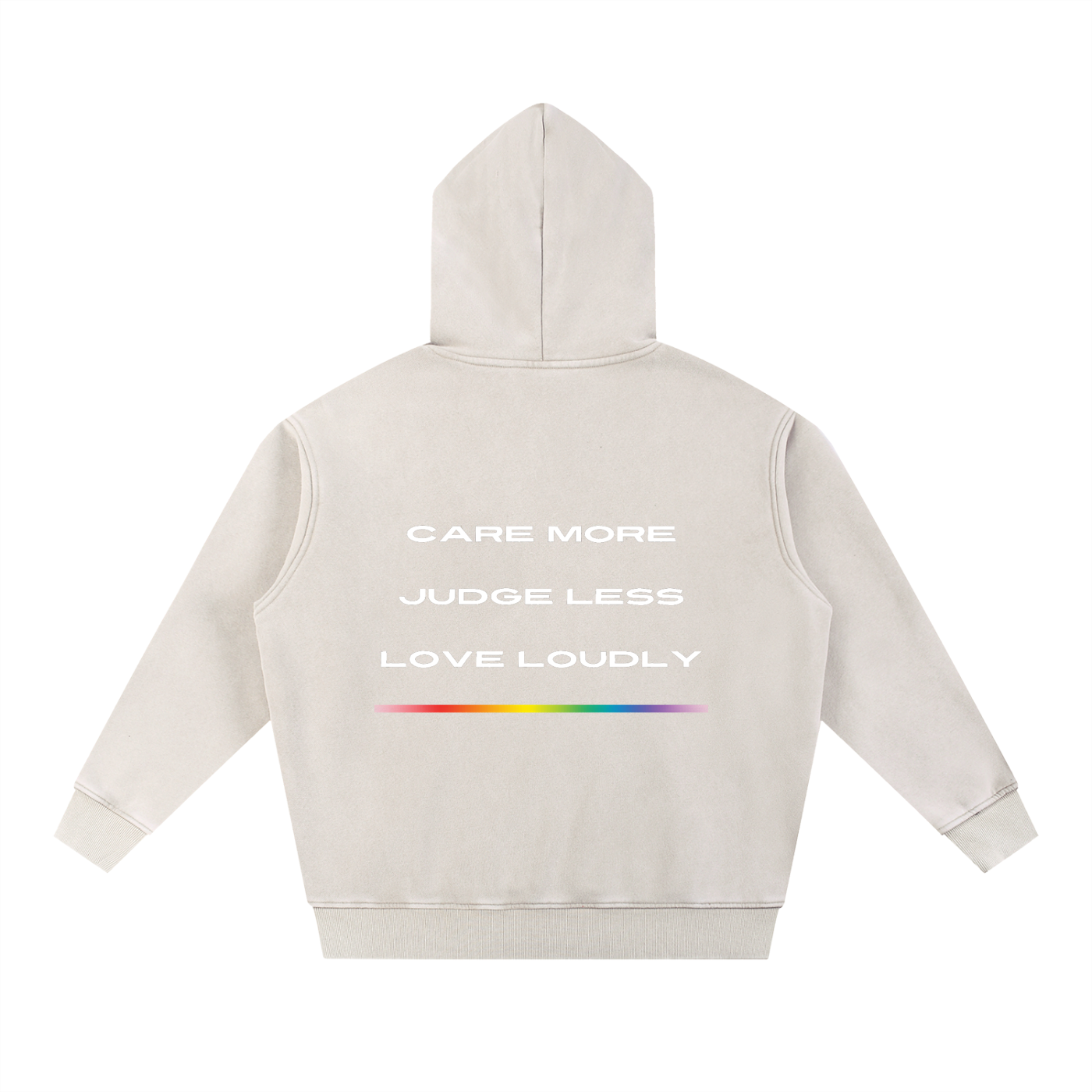 THE CARE MORE HOODIE — SIGNAL EDITION